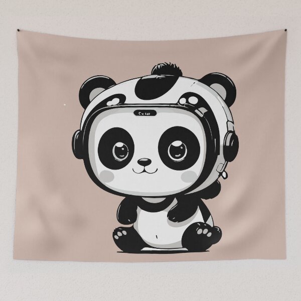 Item preview, Cute Robot Panda designed and sold by Atlantico54.