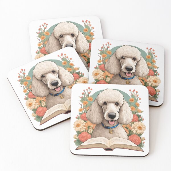 Item preview, Florisitc flowers Dog Standard Poodle designed and sold by GoodyPaws.