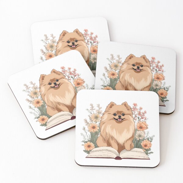 Item preview,  Florisitc flowers Dog Pomeranian Dog designed and sold by GoodyPaws.