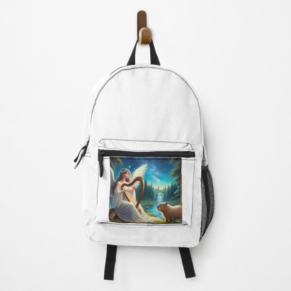 Item preview, Capybara and Harp Angel3 designed and sold by Capybara Art Lover.