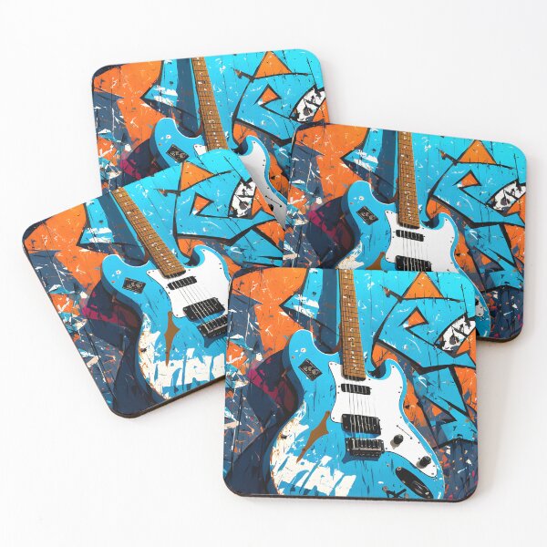 Item preview, Blue guitars designed and sold by Newrealis.