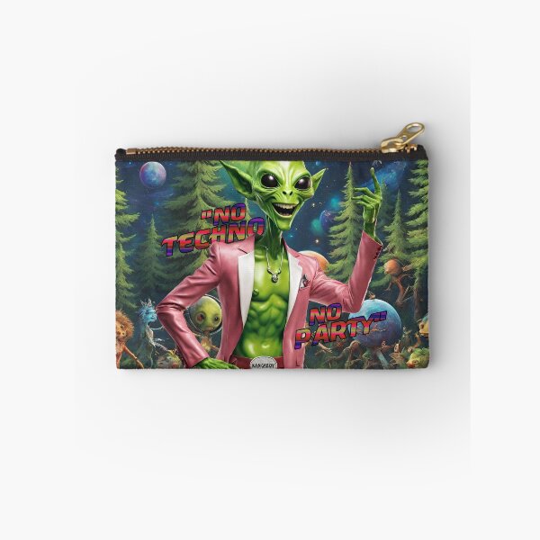 Item preview, Aliens Exist - No Techno No Party designed and sold by Kangaboy.