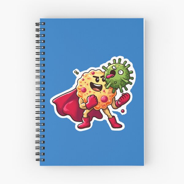 Item preview, Macrophage Hero: Battling Baddie Bacteria Sticker designed and sold by Molecularmerch.