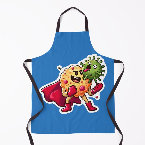 Item preview, Macrophage Hero: Battling Baddie Bacteria Sticker designed and sold by Molecularmerch.
