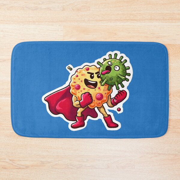 Item preview, Macrophage Hero: Battling Baddie Bacteria Sticker designed and sold by Molecularmerch.