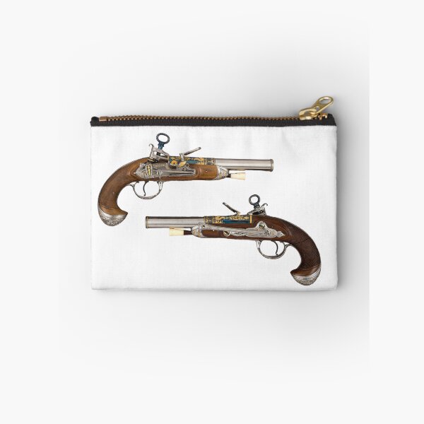 Item preview, Elegant Pair of Antique Flintlock Pistols designed and sold by gallofoto.
