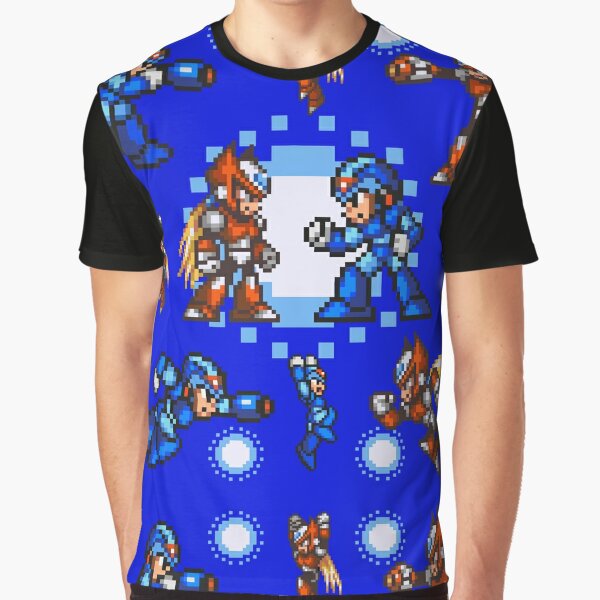 Mega Man X T Shirts Redbubble - mega man shirt roblox