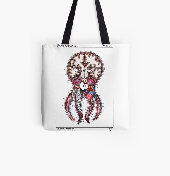 Poulpotomie All Over Print Tote Bag