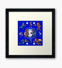 Mega Man X vs. Zero Framed Print