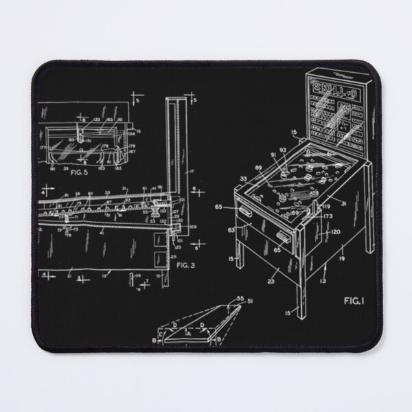 Item preview,  Classic Retro Pinball - Pinball Patent - Gift designed and sold by Jefalrick.