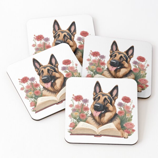 Item preview, Florisitc flowers Dog German Shepherd Dog  designed and sold by GoodyPaws.