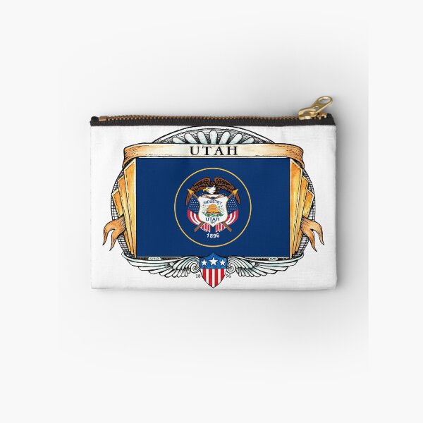 Item preview, Utah Art Deco Design with Flag designed and sold by Cleave.