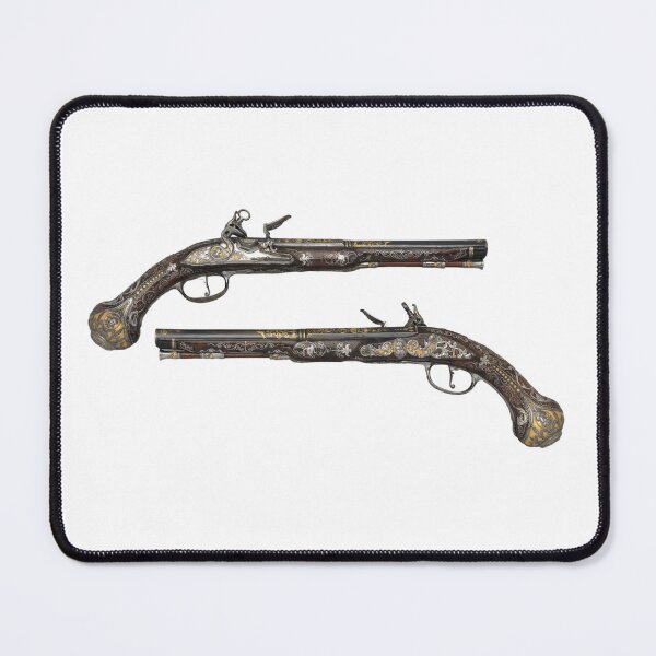 Item preview, Close-Up View of Classic Flintlock Pistols designed and sold by gallofoto.