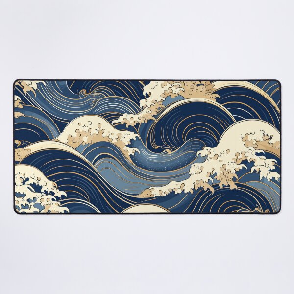 Aperçu de l'œuvre Vagues d'art japonais créée et vendue par Vector Scout Lab.