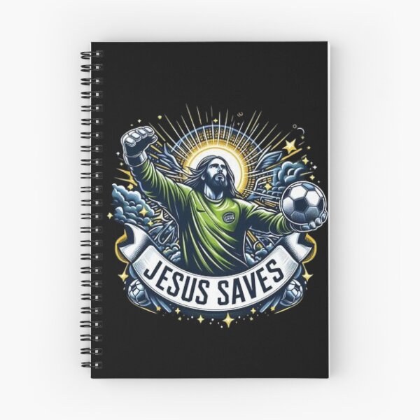 Item preview, jesus saves soccer".Jesus Saves Hockey designed and sold by Obinne.