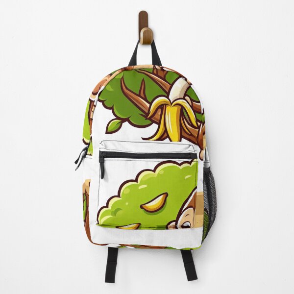 Item preview, Cartoon monkey eat banana on tree designed and sold by MzulhilmiZam.