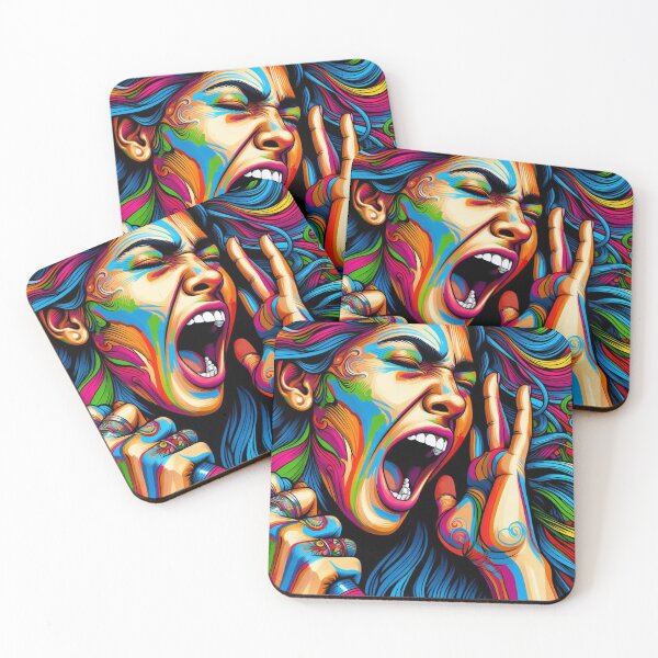 Item preview, Shouting Lady! designed and sold by FLOWERDREAMER.