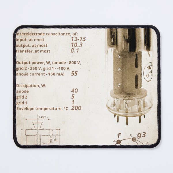 Item preview, GU-50 Pentode Datasheet Retro Style designed and sold by tuzlay.