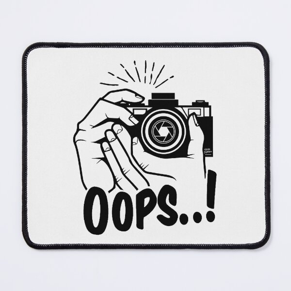 Item preview, OOPS; Photographer; designed and sold by StickerApe.