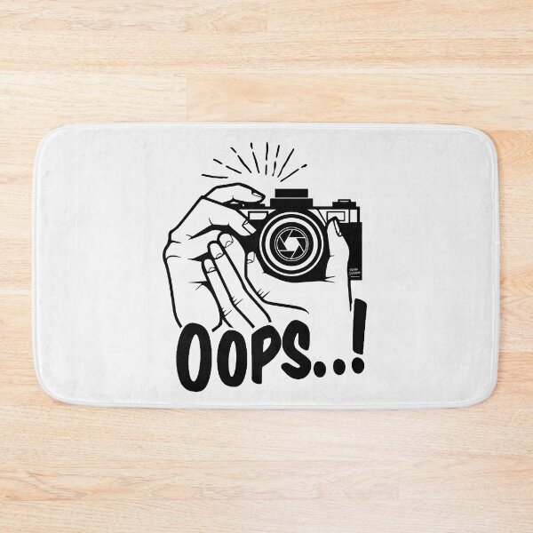 Item preview, OOPS; Photographer; designed and sold by StickerApe.