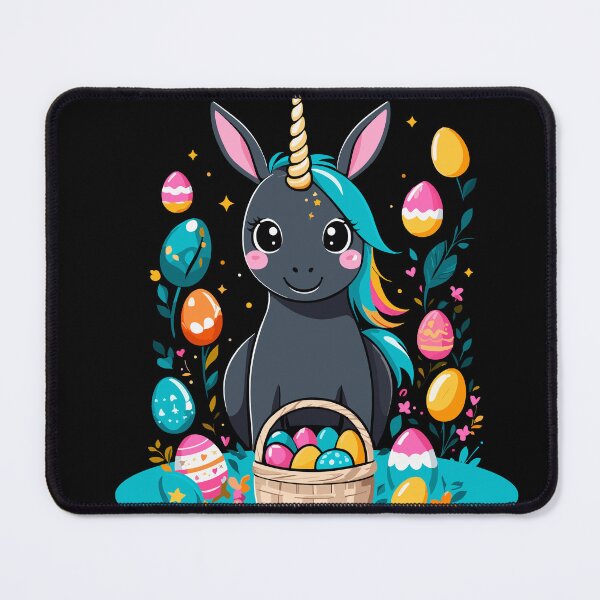 Item preview, Funny unicorn Easter bunny. Cute Easter unicorn designed and sold by LuminOrb.