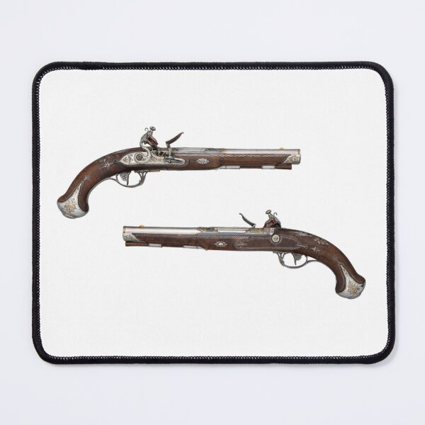 Item preview, Close-Up of Ornate Antique Flintlock Pistols designed and sold by gallofoto.