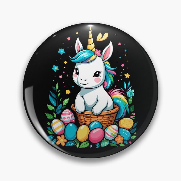Item preview, Funny unicorn Easter bunny. Cute Easter unicorn designed and sold by LuminOrb.