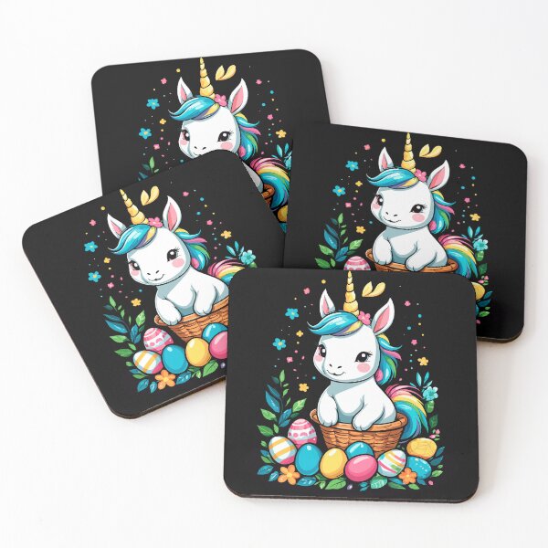 Item preview, Funny unicorn Easter bunny. Cute Easter unicorn designed and sold by LuminOrb.