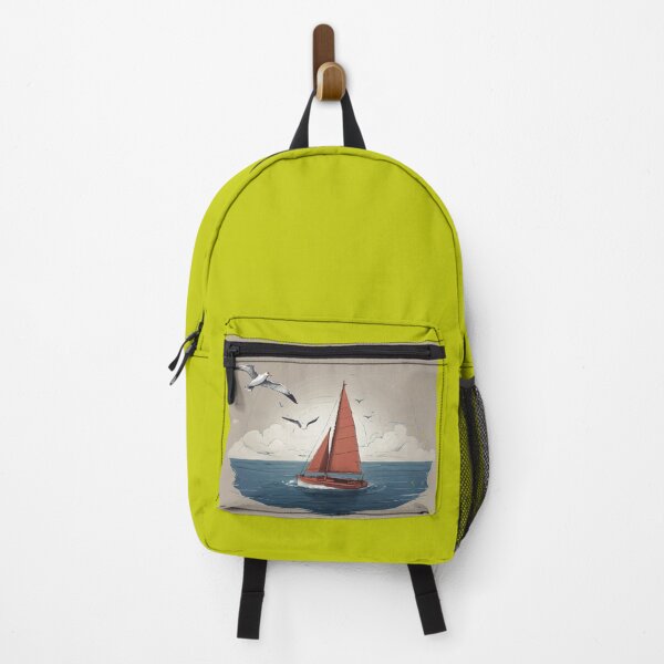 Item preview, Zen sailing, Seagull, boat, and ocean designed and sold by wildTrack---.