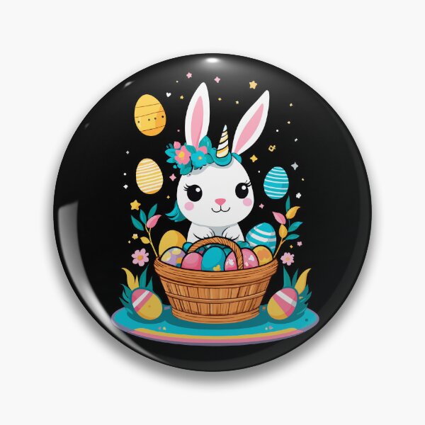 Item preview, Funny unicorn Easter bunny. Cute Easter unicorn designed and sold by LuminOrb.
