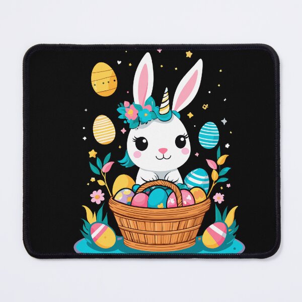 Item preview, Funny unicorn Easter bunny. Cute Easter unicorn designed and sold by LuminOrb.