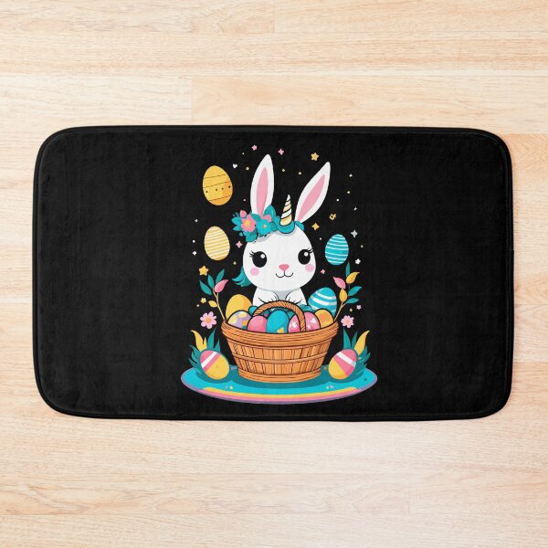 Item preview, Funny unicorn Easter bunny. Cute Easter unicorn designed and sold by LuminOrb.
