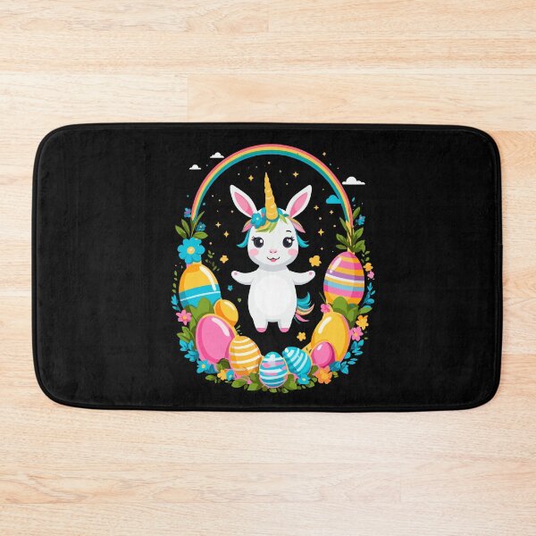 Item preview, Funny unicorn Easter bunny. Cute Easter unicorn designed and sold by LuminOrb.