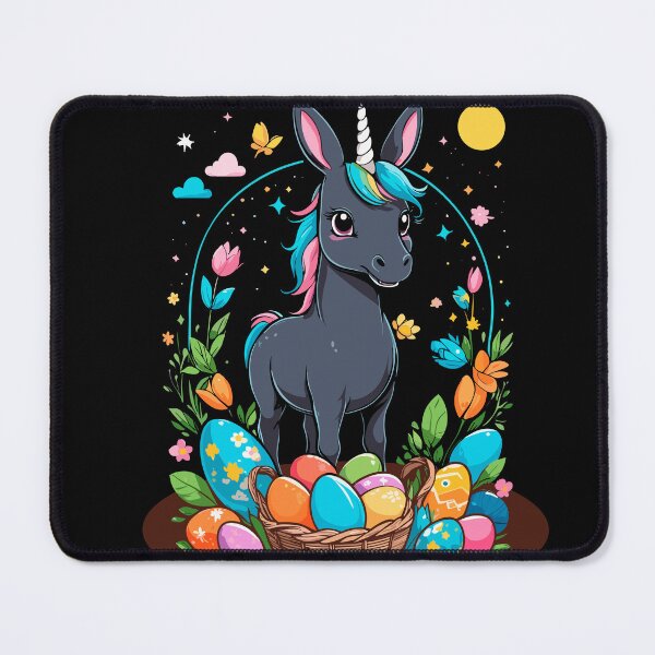 Item preview, Funny unicorn Easter bunny. Cute Easter unicorn designed and sold by LuminOrb.