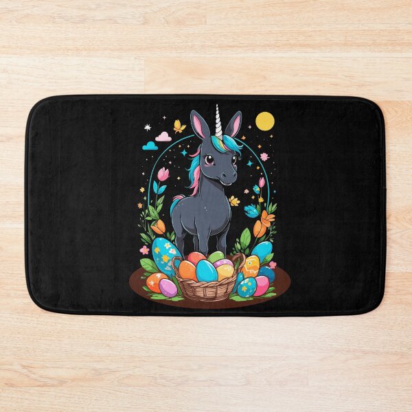 Item preview, Funny unicorn Easter bunny. Cute Easter unicorn designed and sold by LuminOrb.