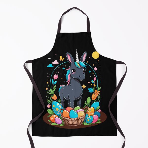 Item preview, Funny unicorn Easter bunny. Cute Easter unicorn designed and sold by LuminOrb.