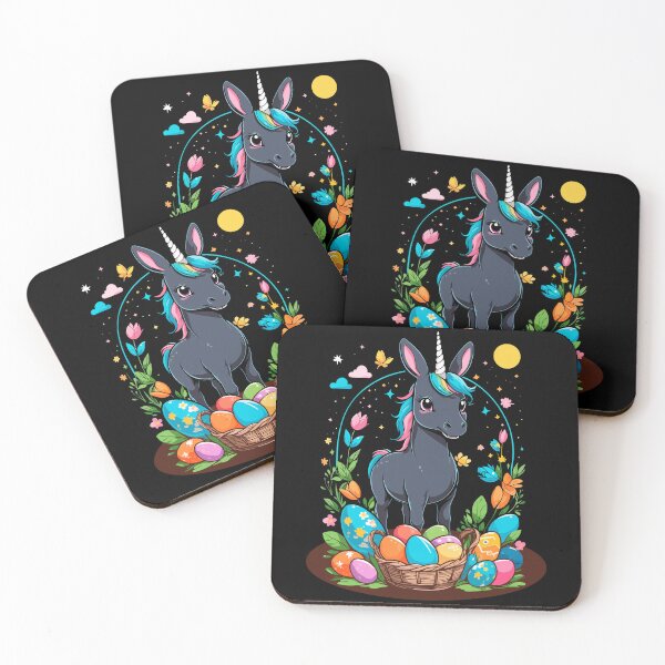 Item preview, Funny unicorn Easter bunny. Cute Easter unicorn designed and sold by LuminOrb.