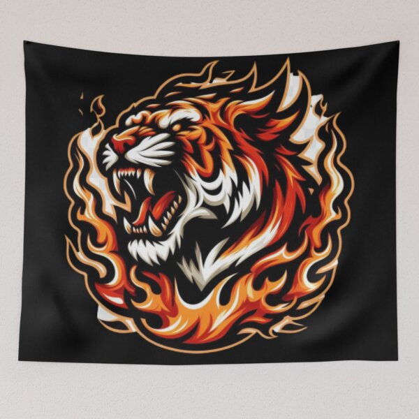 Item preview, Fire and Tiger Logo designed and sold by Mark Cannon.