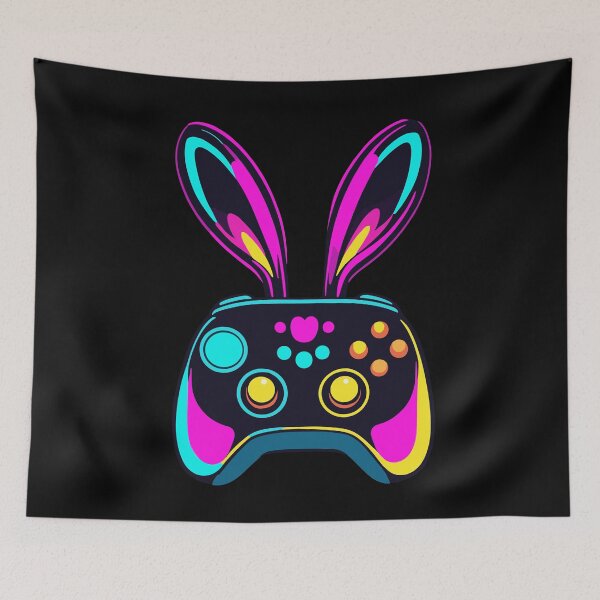 Item preview, Easter Bunny Gamer - Gaming Streetwear Iconic designed and sold by LuminOrb.