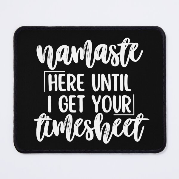 Item preview, Human Resources HR Payroll Timesheet Namaste designed and sold by SunfullyYours.
