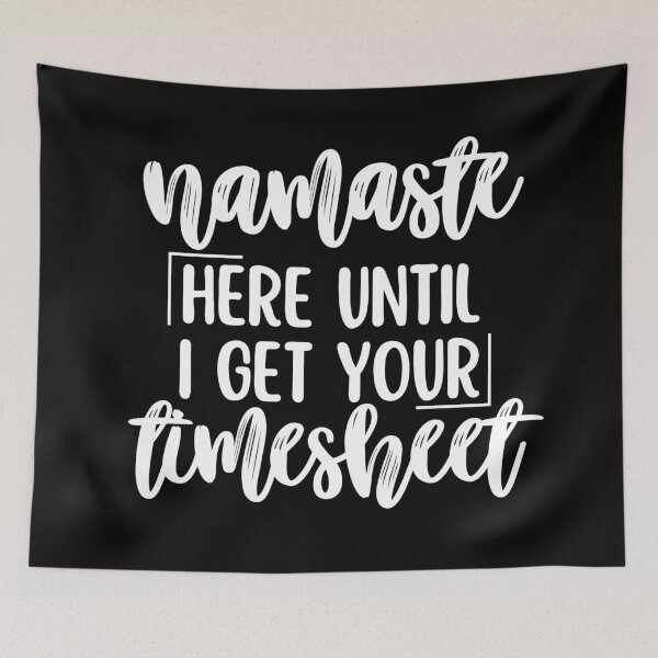 Item preview, Human Resources HR Payroll Timesheet Namaste designed and sold by SunfullyYours.