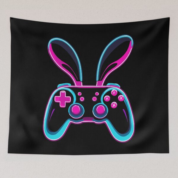 Item preview, Easter Bunny Gamer Iconic Easter Gaming designed and sold by LuminOrb.