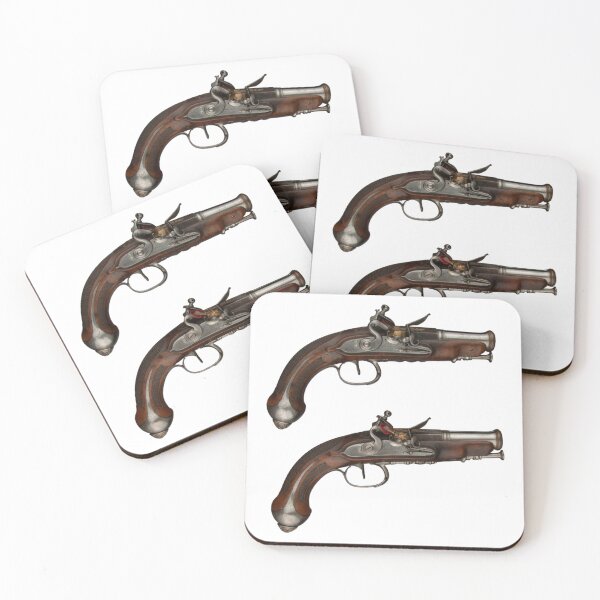 Item preview, Historic Pair of 18th Century Flintlock Pistols designed and sold by gallofoto.