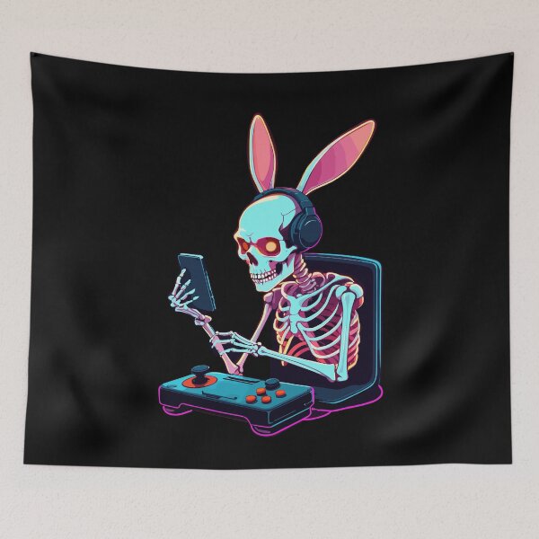 Item preview, Easter bunny gamer and gaming streetwear design designed and sold by LuminOrb.