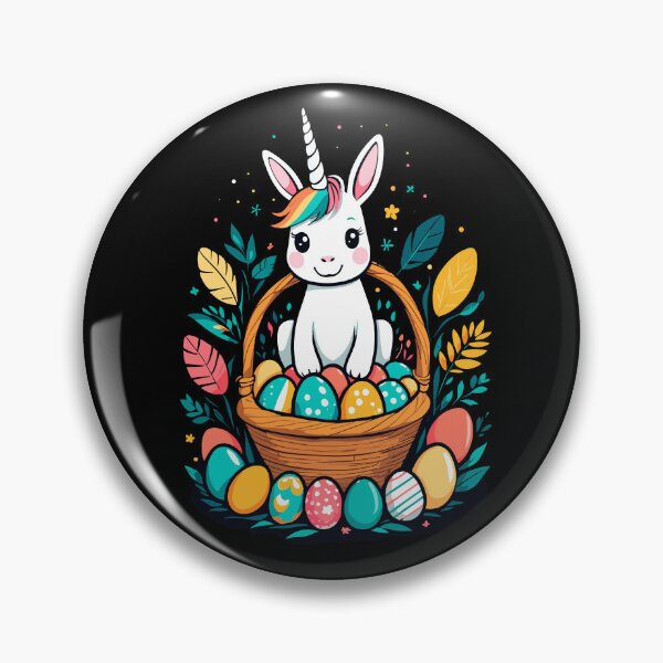 Item preview, Funny unicorn Easter bunny. Cute Easter unicorn designed and sold by LuminOrb.