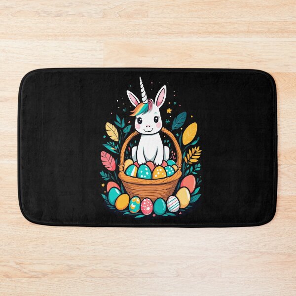 Item preview, Funny unicorn Easter bunny. Cute Easter unicorn designed and sold by LuminOrb.
