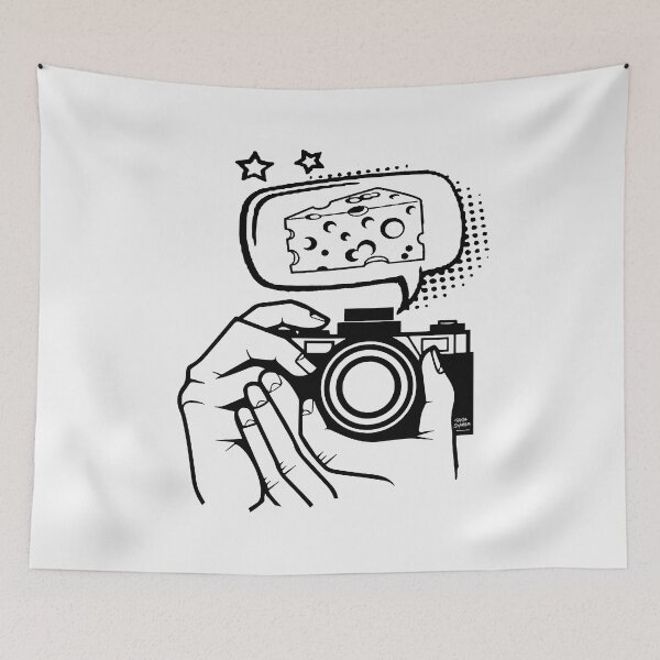 Item preview, SAY CHEESE; Photographer; designed and sold by StickerApe.