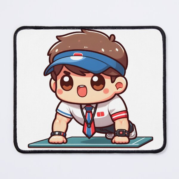 Item preview, Kawaii Athletic Coach: Wearing Wristbands designed and sold by CanvasCutie.