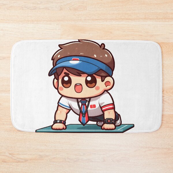 Item preview, Kawaii Athletic Coach: Wearing Wristbands designed and sold by CanvasCutie.
