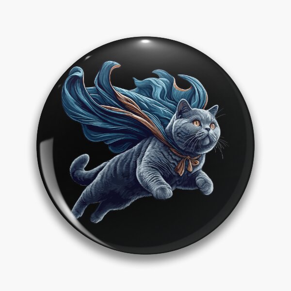 Item preview, Super cat BKH Blue gift designed and sold by Pineapple-Tree.